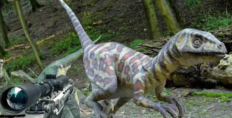 Sniper Dino Shooter Dinosaurs android App screenshot 2